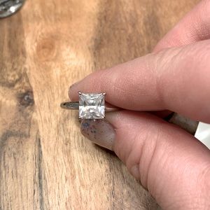Diamonique ring